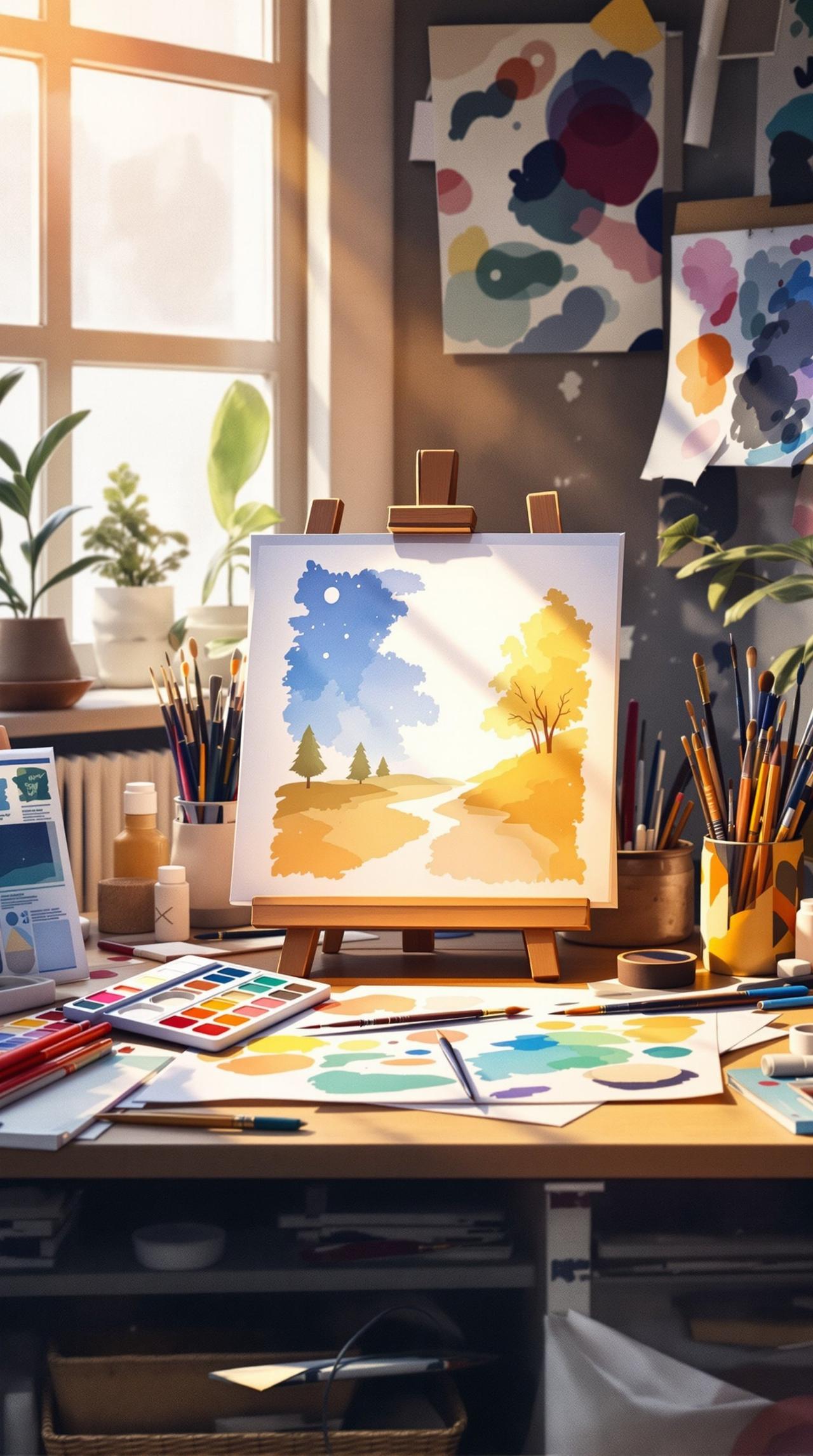 手绘插画创作过程 手绘插画创作过程